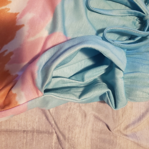 Tie-dye long sleeve short set sx sm - Picture 6 of 8